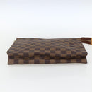 LOUIS VUITTON Damier Ebene Poche Toilette 26 Pouch N47543 LV Auth 164337-6