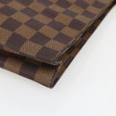 LOUIS VUITTON Damier Ebene Poche Toilette 26 Pouch N47543 LV Auth 164337-7