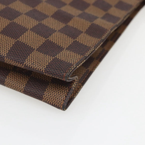 LOUIS VUITTON Damier Ebene Poche Toilette 26 Etui N47543 LV Auth 164337