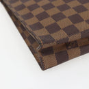 LOUIS VUITTON Damier Ebene Poche Toilette 26 Pouch N47543 LV Auth 164337-14
