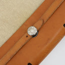 HERMES Her bag Ad PM Backpack Canvas Leather 2way Beige Silver Auth 164341-16