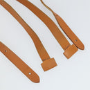 HERMES Her bag Ad PM Backpack Canvas Leather 2way Beige Silver Auth 164341-27