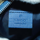 GUCCI GG Supreme Sherry Line Children Bag PVC Beige Navy Red 502330 Auth 164343V-19
