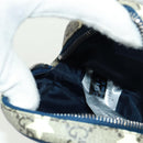 GUCCI GG Supreme Sherry Line Children Bag PVC Beige Navy Red 502330 Auth 164343V-21