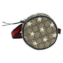 GUCCI GG Supreme Sherry Line Children Bag PVC Beige Navy Red 502330 Auth 164343V-13