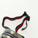 GUCCI GG Supreme Sherry Line Children Bag PVC Beige Navy Red 502330 Auth 164343V-14