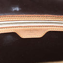 LOUIS VUITTON Monogram Vernis Van Damme Hand Bag Bronze M91125 LV Auth 164353-18