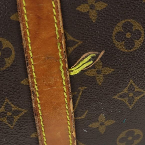 LOUIS VUITTON Monogram Keepall 55 Reisetasche M41424 LV Auth 164355