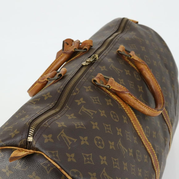 LOUIS VUITTON Monogram Keepall 55 Reisetasche M41424 LV Auth 164355