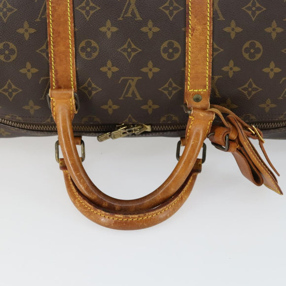 LOUIS VUITTON Monogram Keepall 55 Reisetasche M41424 LV Auth 164355