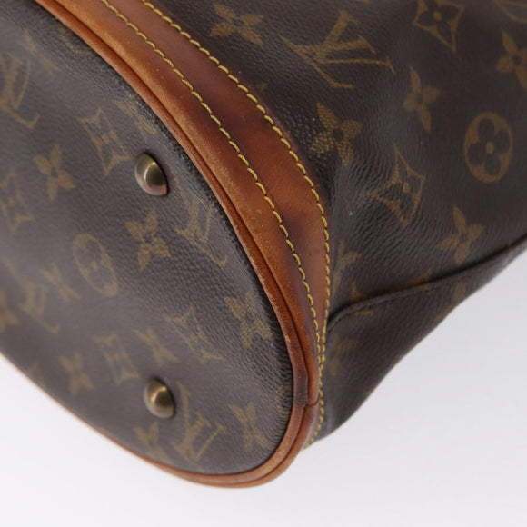 LOUIS VUITTON Monogram Bucket PM Shoulder Bag M42238 LV Auth 164359