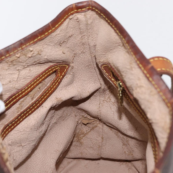 LOUIS VUITTON Monogram Bucket PM Shoulder Bag M42238 LV Auth 164359