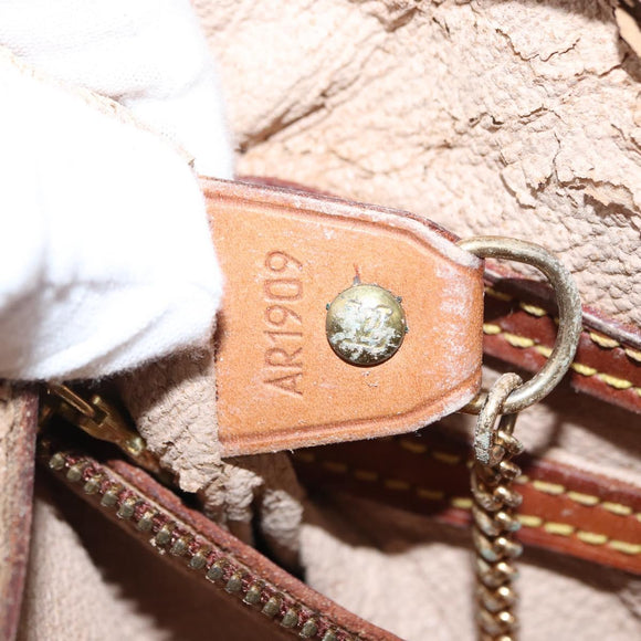 LOUIS VUITTON Monogram Bucket PM Shoulder Bag M42238 LV Auth 164359