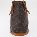 LOUIS VUITTON Monogram Bucket PM Shoulder Bag M42238 LV Auth 164359-4