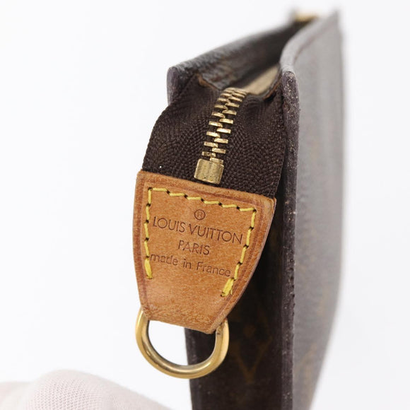 LOUIS VUITTON Monogram Bucket PM Accessory Pouch LV Auth 164360