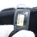 CHANEL Chain 2.55 Shoulder Bag Nylon Black Silver CC Auth 164361-12