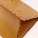 LOUIS VUITTON Epi Sac Triangle Hand Bag Yellow M52099 LV Auth 164363-15