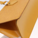 LOUIS VUITTON Epi Sac Triangle Hand Bag Yellow M52099 LV Auth 164363-16