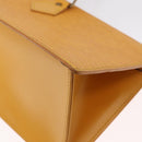 LOUIS VUITTON Epi Sac Triangle Hand Bag Yellow M52099 LV Auth 164363-17