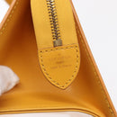 LOUIS VUITTON Epi Sac Triangle Hand Bag Yellow M52099 LV Auth 164363-18