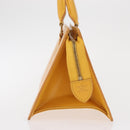 LOUIS VUITTON Epi Sac Triangle Hand Bag Yellow M52099 LV Auth 164363-3