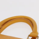LOUIS VUITTON Epi Sac Triangle Hand Bag Yellow M52099 LV Auth 164363-8