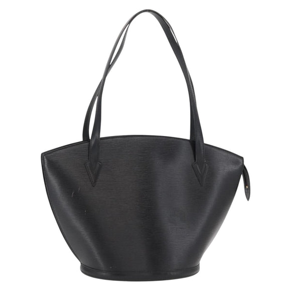 LOUIS VUITTON Epi Saint Jacques Shoulder Bag Black M52262 LV Auth 164365