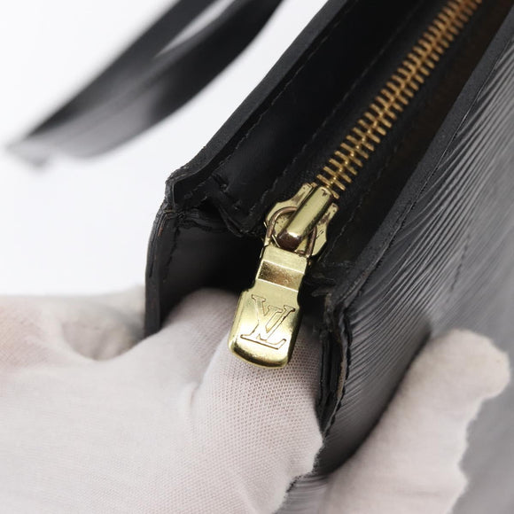 LOUIS VUITTON Epi Saint Jacques Shoulder Bag Black M52262 LV Auth 164365