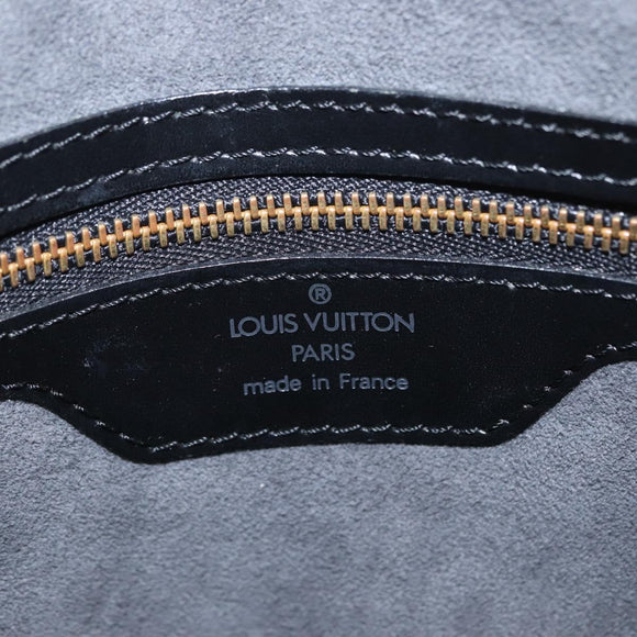 LOUIS VUITTON Epi Saint Jacques Shoulder Bag Black M52262 LV Auth 164365