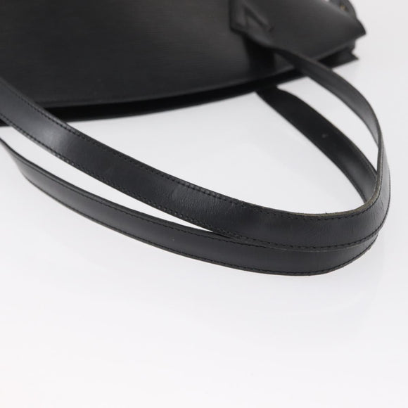 LOUIS VUITTON Epi Saint Jacques Shoulder Bag Black M52262 LV Auth 164365