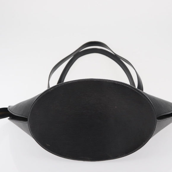LOUIS VUITTON Epi Saint Jacques Shoulder Bag Black M52262 LV Auth 164365