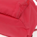 PRADA Backpack Nylon Pink Silver Auth 164369-14