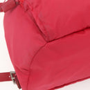 PRADA Backpack Nylon Pink Silver Auth 164369-15