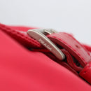 PRADA Backpack Nylon Pink Silver Auth 164369-21
