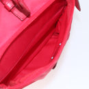 PRADA Backpack Nylon Pink Silver Auth 164369-27