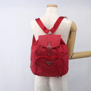 PRADA Backpack Nylon Pink Silver Auth 164369-28