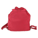 PRADA Backpack Nylon Pink Silver Auth 164369-2