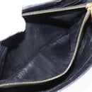 CELINE Macadam Canvas Hand Bag PVC Leather Black Gold Auth 164373-24