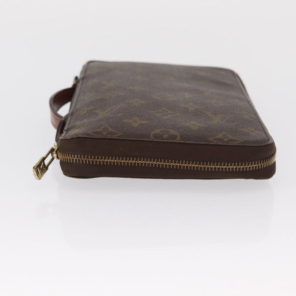 LOUIS VUITTON Monogram Poche Escapade Travel Case M60113 LV Auth 164378
