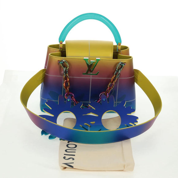 LOUIS VUITTON Amélie Bertrand Articapucines MM Bag Leather M21336 Auth 164380SM