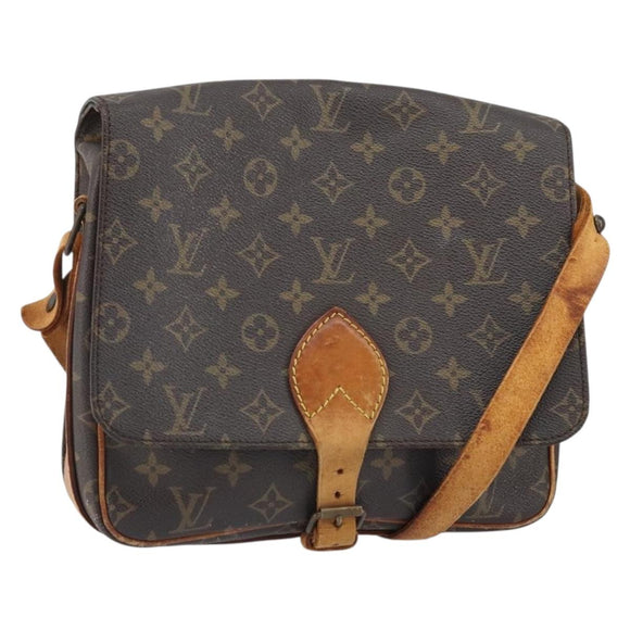 LOUIS VUITTON Monogram Cartouchiere GM Shoulder Bag M51252 LV Auth 164382