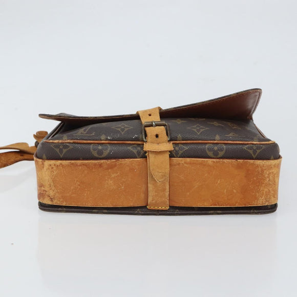 LOUIS VUITTON Monogram Cartouchiere GM Shoulder Bag M51252 LV Auth 164382