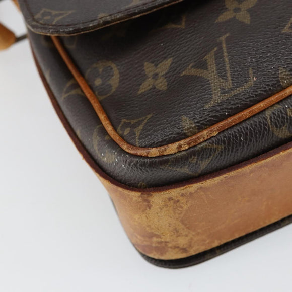 LOUIS VUITTON Monogram Cartouchiere GM Shoulder Bag M51252 LV Auth 164382