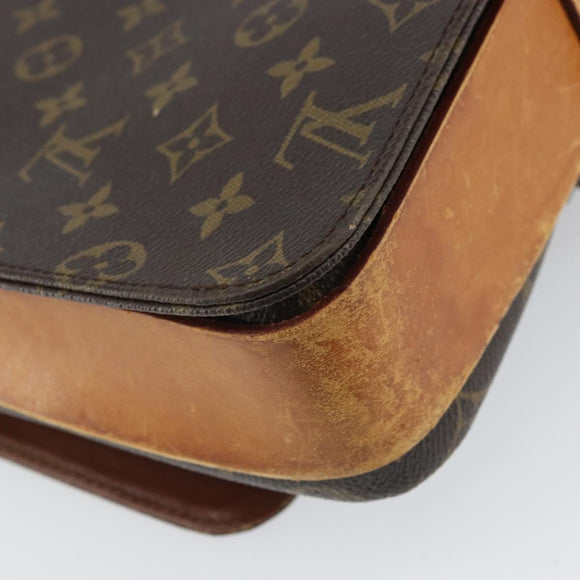 LOUIS VUITTON Monogram Cartouchiere GM Shoulder Bag M51252 LV Auth 164382