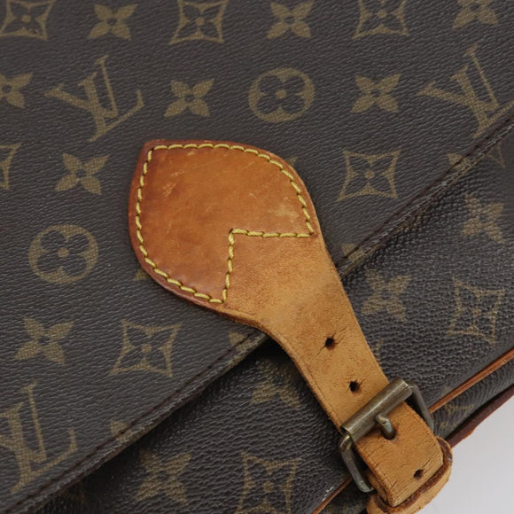 LOUIS VUITTON Monogram Cartouchiere GM Shoulder Bag M51252 LV Auth 164382
