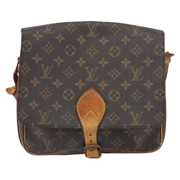 LOUIS VUITTON Monogram Cartouchiere GM Shoulder Bag M51252 LV Auth 164382