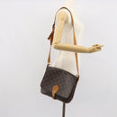 LOUIS VUITTON Monogram Cartouchiere GM Shoulder Bag M51252 LV Auth 164382-27
