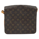 LOUIS VUITTON Monogram Cartouchiere GM Shoulder Bag M51252 LV Auth 164382-2