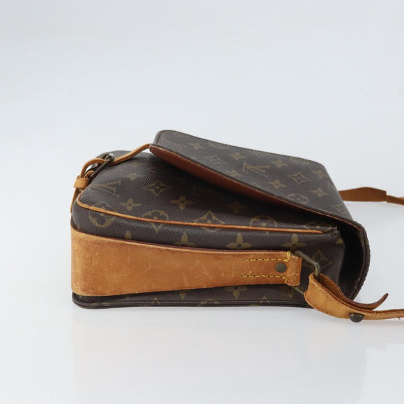 LOUIS VUITTON Monogram Cartouchiere GM Shoulder Bag M51252 LV Auth 164382