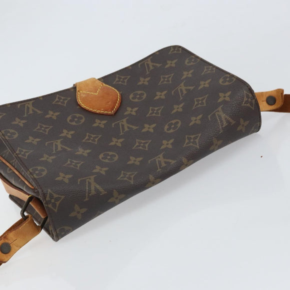 LOUIS VUITTON Monogram Cartouchiere GM Shoulder Bag M51252 LV Auth 164382